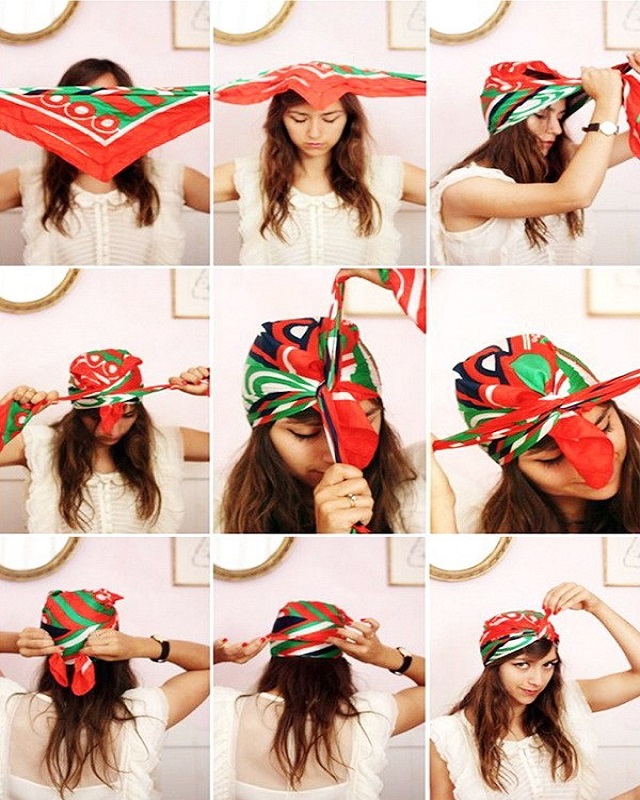 Muôn kiểu sử dụng khăn lớp ấn tượng (Phần 1) 9