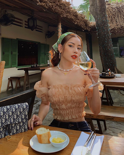 Khăn bandana - Mix đồ cho ngày hè năng động 1 Khăn banana