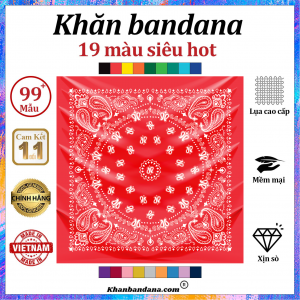Khăn bandana cu te - Mã 0004 30 Khăn bandana cu te - Mã 0004 29