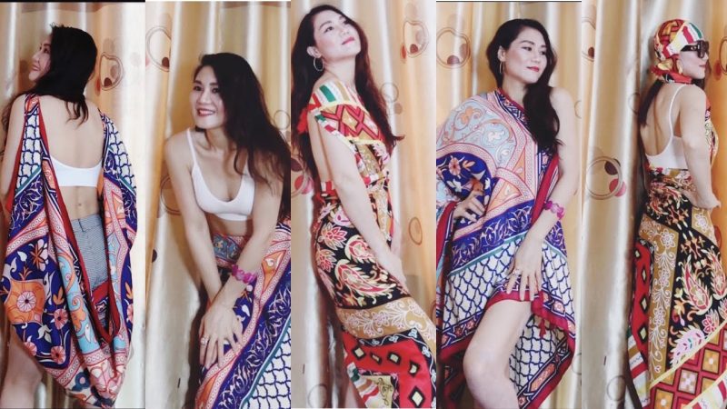 Hướng dẫn sử dụng khăn bandana 98 Hướng dẫn sử dụng khăn bandana 97