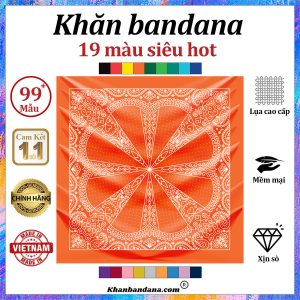 Khăn bandana xịn sò - Mã 0100 24 Khăn bandana xịn sò - Mã 0100 23