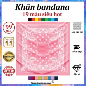 Khăn bandana họa tiết trắng đen - Mã 0011 34 Khăn bandana họa tiết trắng đen - Mã 0011 33