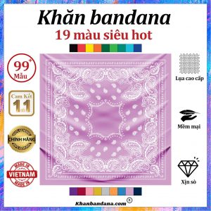 Khăn bandana họa tiết trắng đen - Mã 0011 40 Khăn bandana họa tiết trắng đen - Mã 0011 39