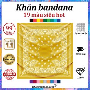Khăn bandana họa tiết trắng đen - Mã 0011 46 Khăn bandana họa tiết trắng đen - Mã 0011 45