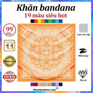 Khăn bandana màu hồng - Mã 0012 26 Khăn bandana màu hồng - Mã 0012 25