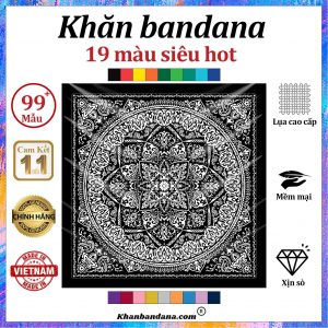 Khăn bandana màu hồng - Mã 0012 28 Khăn bandana màu hồng - Mã 0012 27