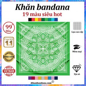 Khăn bandana màu hồng - Mã 0012 56 Khăn bandana màu hồng - Mã 0012 55