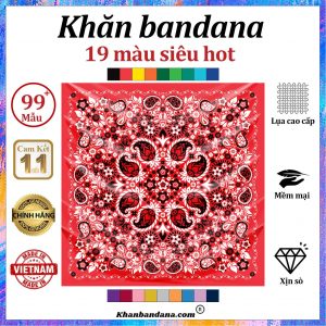Khăn bandana 2 lớp - Mã 0014 30 Khăn bandana 2 lớp - Mã 0014 29