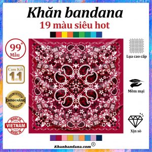 Khăn bandana 2 lớp - Mã 0014 32 Khăn bandana 2 lớp - Mã 0014 31