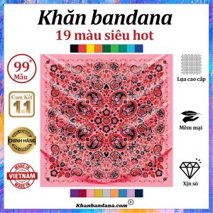 Khăn bandana 2 lớp - Mã 0014 34 Khăn bandana 2 lớp - Mã 0014 33