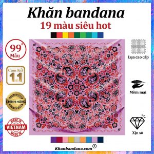 Khăn bandana 2 lớp - Mã 0014 40 Khăn bandana 2 lớp - Mã 0014 39