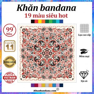 Khăn bandana 2 lớp - Mã 0014 42 Khăn bandana 2 lớp - Mã 0014 41
