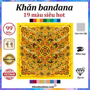 Khăn bandana 2 lớp - Mã 0014 44 Khăn bandana 2 lớp - Mã 0014 43