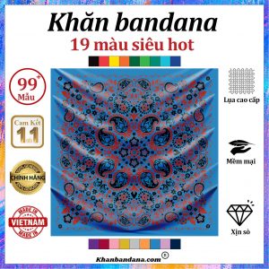 Khăn bandana 2 lớp - Mã 0014 50 Khăn bandana 2 lớp - Mã 0014 49