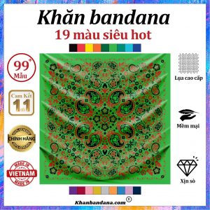 Khăn bandana 2 lớp - Mã 0014 56 Khăn bandana 2 lớp - Mã 0014 55