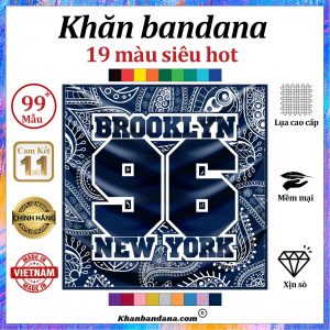 Khăn bandana in hình 96 - Mã 0016 57