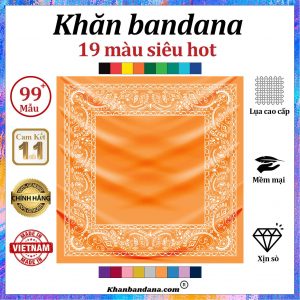 Khăn bandana màu xanh - Mã 0017 25
