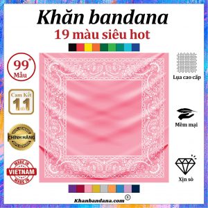 Khăn bandana màu xanh - Mã 0017 33