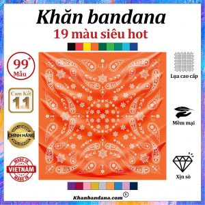 Khăn bandana lụa cao cấp - Mã 0018 24 Khăn bandana lụa cao cấp - Mã 0018 23