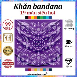 Khăn bandana lụa cao cấp - Mã 0018 38 Khăn bandana lụa cao cấp - Mã 0018 37