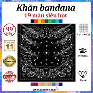 Khăn bandana màu nâu - Mã 0019 28 Khăn bandana màu nâu - Mã 0019 27