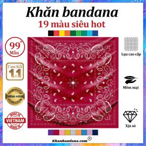 Khăn bandana màu nâu - Mã 0019 32 Khăn bandana màu nâu - Mã 0019 31