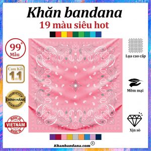 Khăn bandana màu nâu - Mã 0019 34 Khăn bandana màu nâu - Mã 0019 33