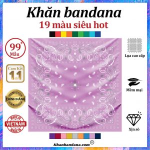 Khăn bandana màu nâu - Mã 0019 40 Khăn bandana màu nâu - Mã 0019 39