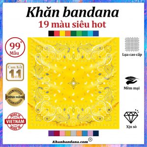 Khăn bandana màu nâu - Mã 0019 44 Khăn bandana màu nâu - Mã 0019 43