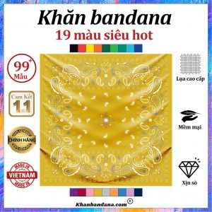 Khăn bandana màu nâu - Mã 0019 46 Khăn bandana màu nâu - Mã 0019 45