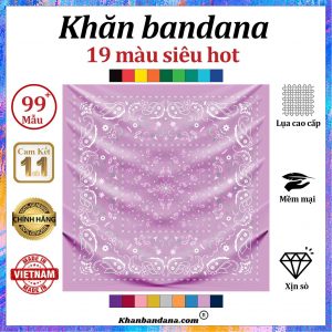 Khăn bandana in hình - Mã 0021 40 Khăn bandana in hình - Mã 0021 39