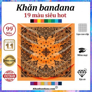 Khăn bandana màu rằn ri - Mã 0027 25