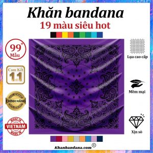 Khăn bandana màu rằn ri - Mã 0027 37