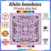 Khăn bandana    màu trắng - Mã 0030