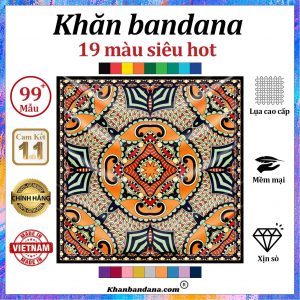 Khăn bandana xịn sò - Mã 0033 26 Khăn bandana xịn sò - Mã 0033 25