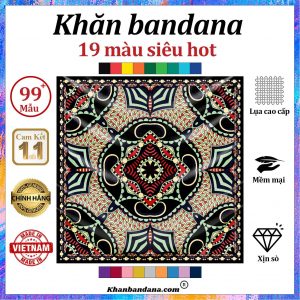 Khăn bandana xịn sò - Mã 0033 28 Khăn bandana xịn sò - Mã 0033 27