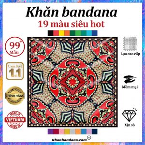 Khăn bandana xịn sò - Mã 0033 30 Khăn bandana xịn sò - Mã 0033 29