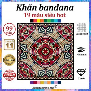 Khăn bandana xịn sò - Mã 0033 32 Khăn bandana xịn sò - Mã 0033 31