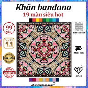 Khăn bandana xịn sò - Mã 0033 34 Khăn bandana xịn sò - Mã 0033 33