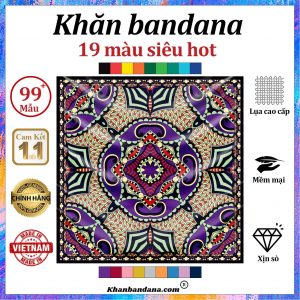 Khăn bandana xịn sò - Mã 0033 38 Khăn bandana xịn sò - Mã 0033 37