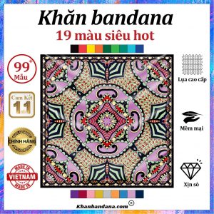 Khăn bandana xịn sò - Mã 0033 40 Khăn bandana xịn sò - Mã 0033 39