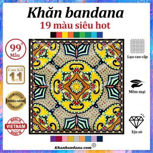 Khăn bandana xịn sò - Mã 0033 44 Khăn bandana xịn sò - Mã 0033 43