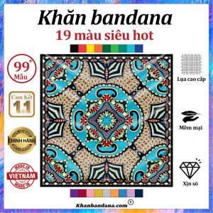Khăn bandana xịn sò - Mã 0033 52 Khăn bandana xịn sò - Mã 0033 51