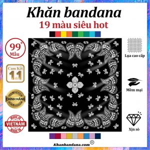 Khăn bandana xịn sò - Mã 0034 28 Khăn bandana xịn sò - Mã 0034 27