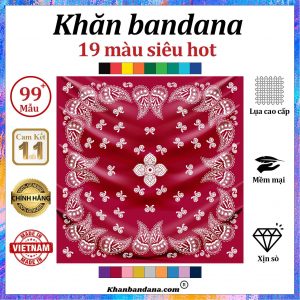 Khăn bandana xịn sò - Mã 0034 32 Khăn bandana xịn sò - Mã 0034 31