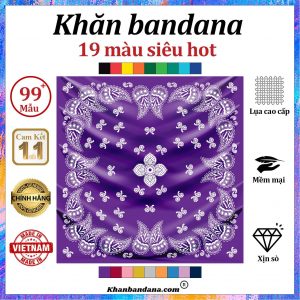 Khăn bandana xịn sò - Mã 0034 38 Khăn bandana xịn sò - Mã 0034 37