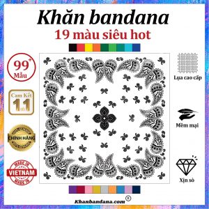 Khăn bandana xịn sò - Mã 0034 42 Khăn bandana xịn sò - Mã 0034 41