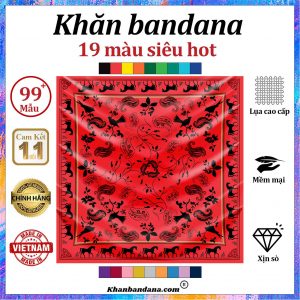 Khăn bandana xịn sò - Mã 0037 30 Khăn bandana xịn sò - Mã 0037 29