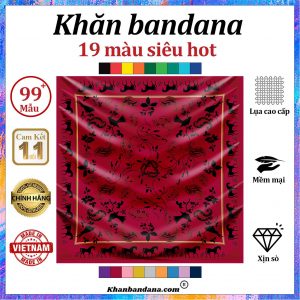 Khăn bandana xịn sò - Mã 0037 32 Khăn bandana xịn sò - Mã 0037 31
