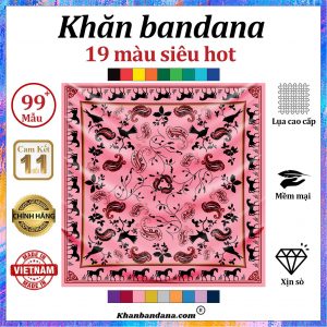 Khăn bandana xịn sò - Mã 0037 34 Khăn bandana xịn sò - Mã 0037 33